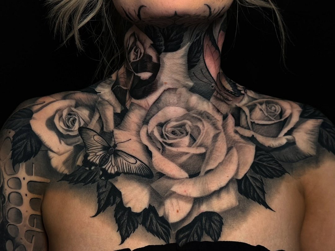 Realism (black & grey) tattoo by Arian