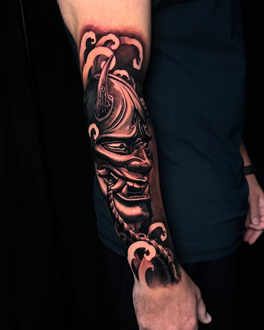 Realism (black & grey) tattoo by Arian