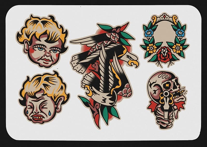 Traditional tattoo by 𝕽𝖚𝖘𝖘𝖊𝖑𝖑 𝖇𝖗𝖔𝖜𝖓