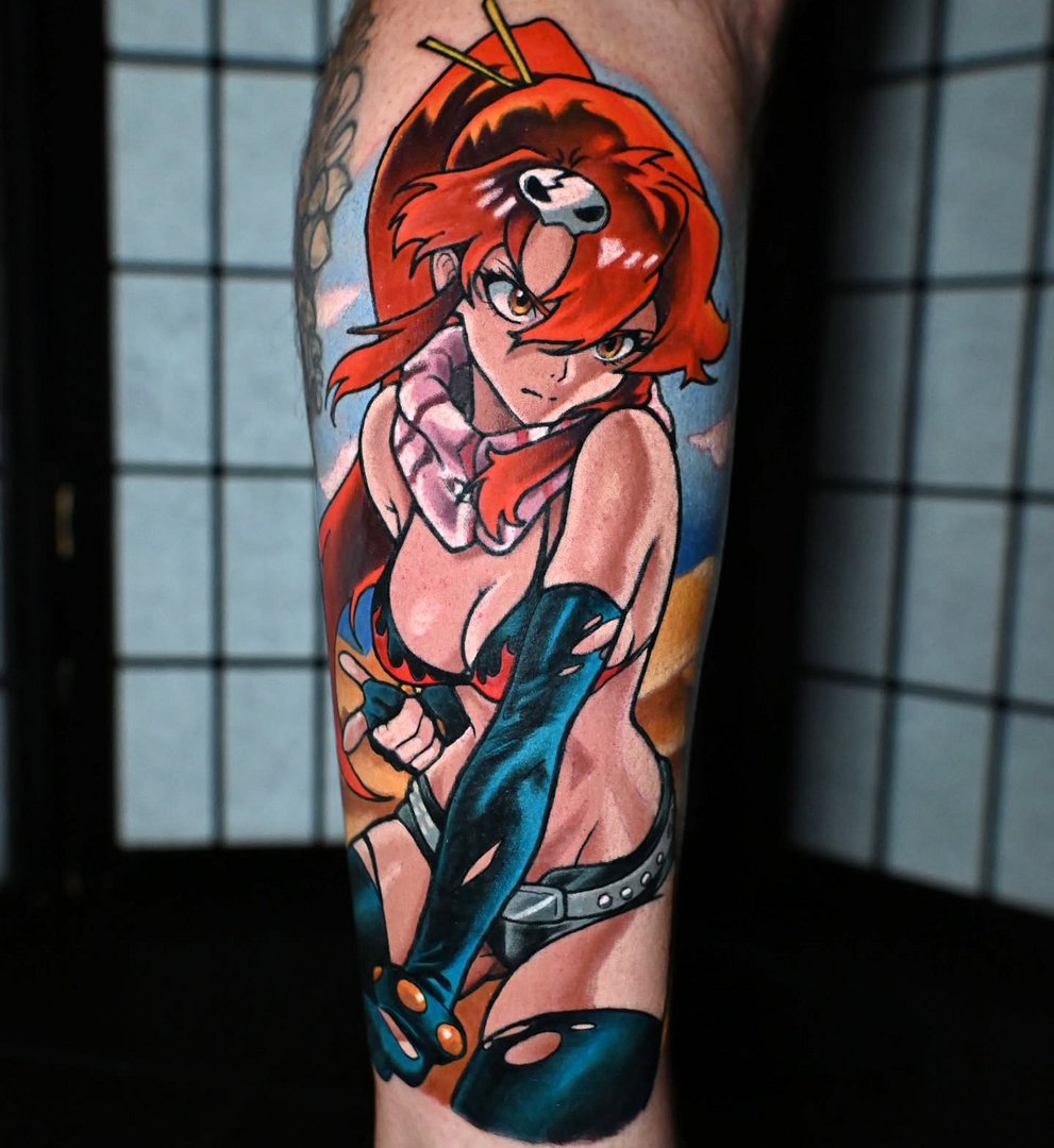 Anime tattoo by Blake Tattooz