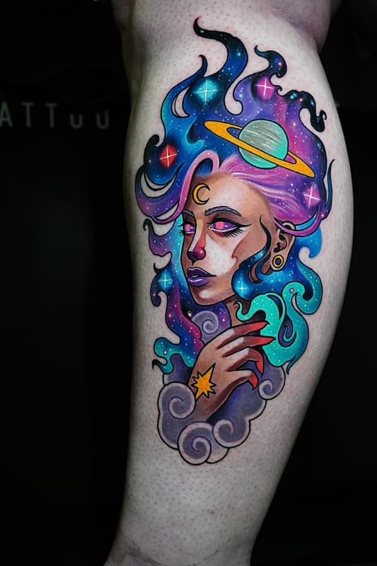 Pop culture tattoo by Adam Stampede Slack