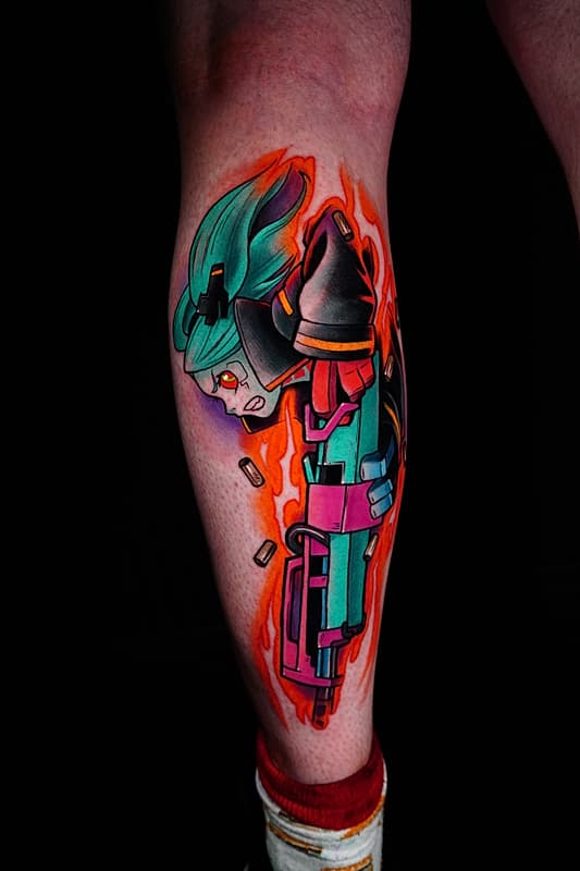 Tattoo by Adam Stampede Slack in Adelaide