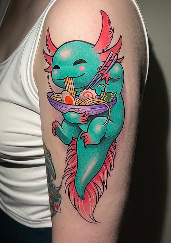 Pop culture tattoo by Adam Stampede Slack
