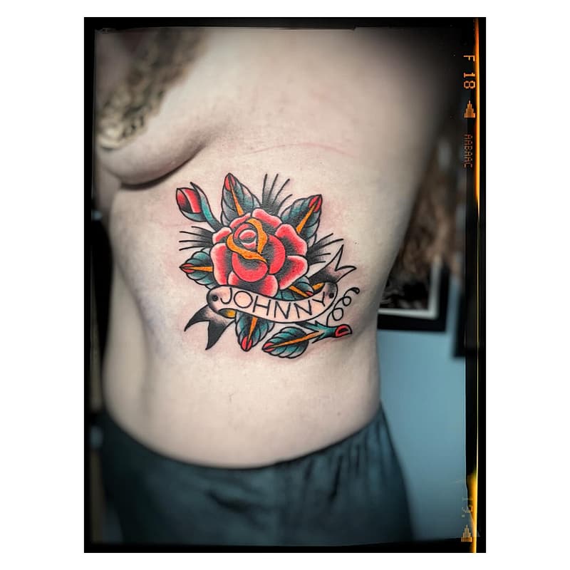 American Traditional tattoo by JAKE STRAAT