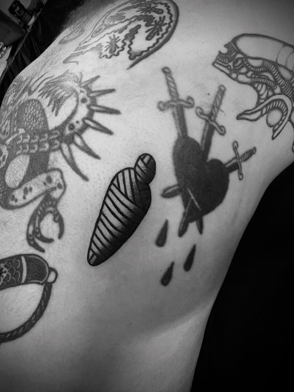 American Traditional tattoo by JAKE STRAAT