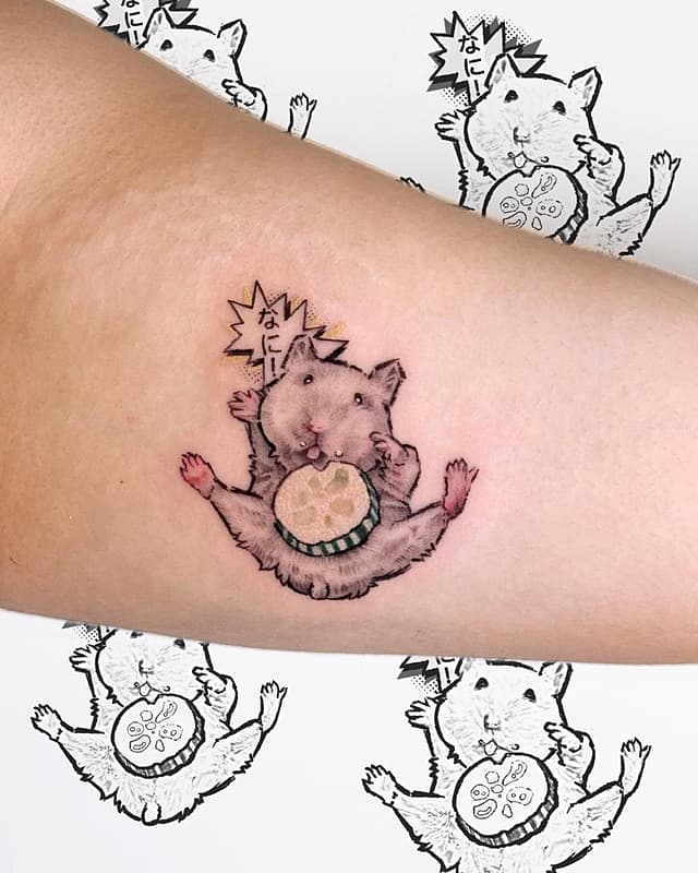 Micro-realism tattoo by Raku Lee