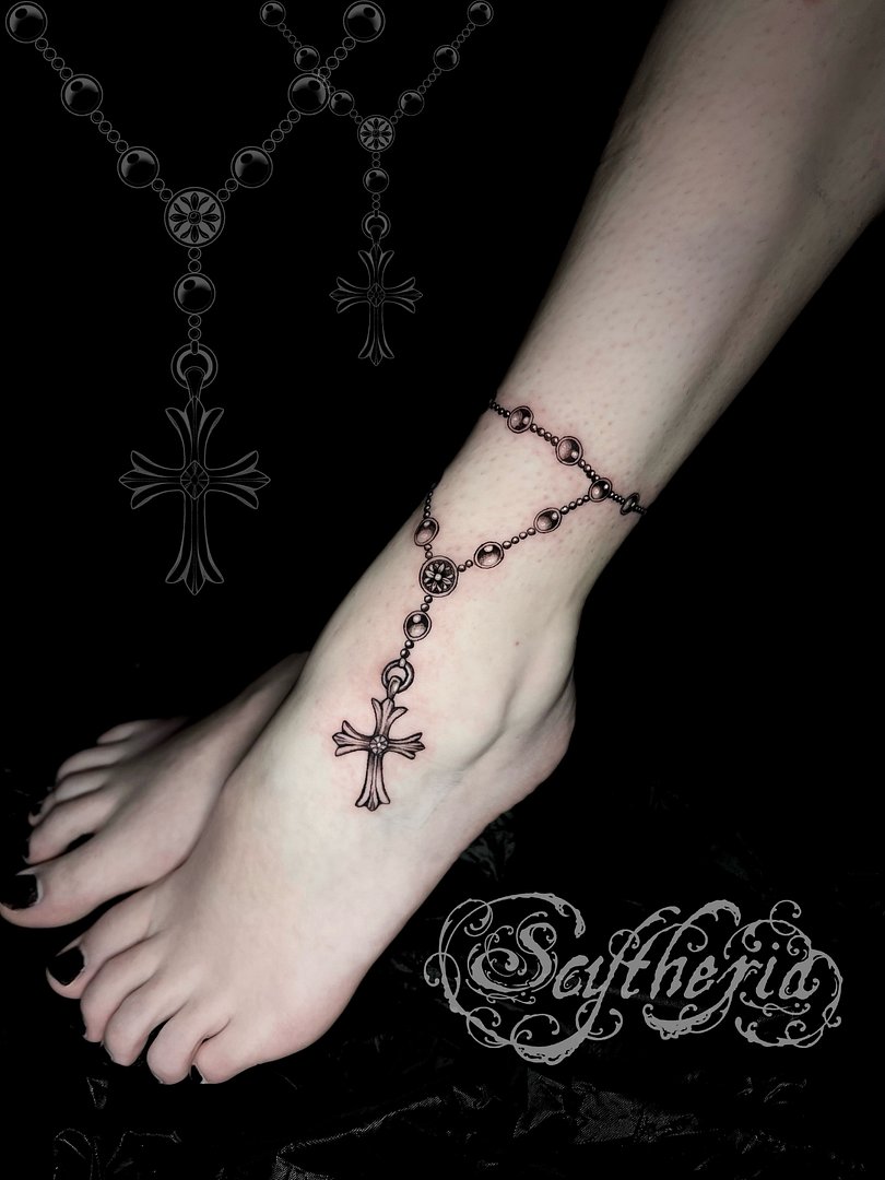Illustrative tattoo by scytheria