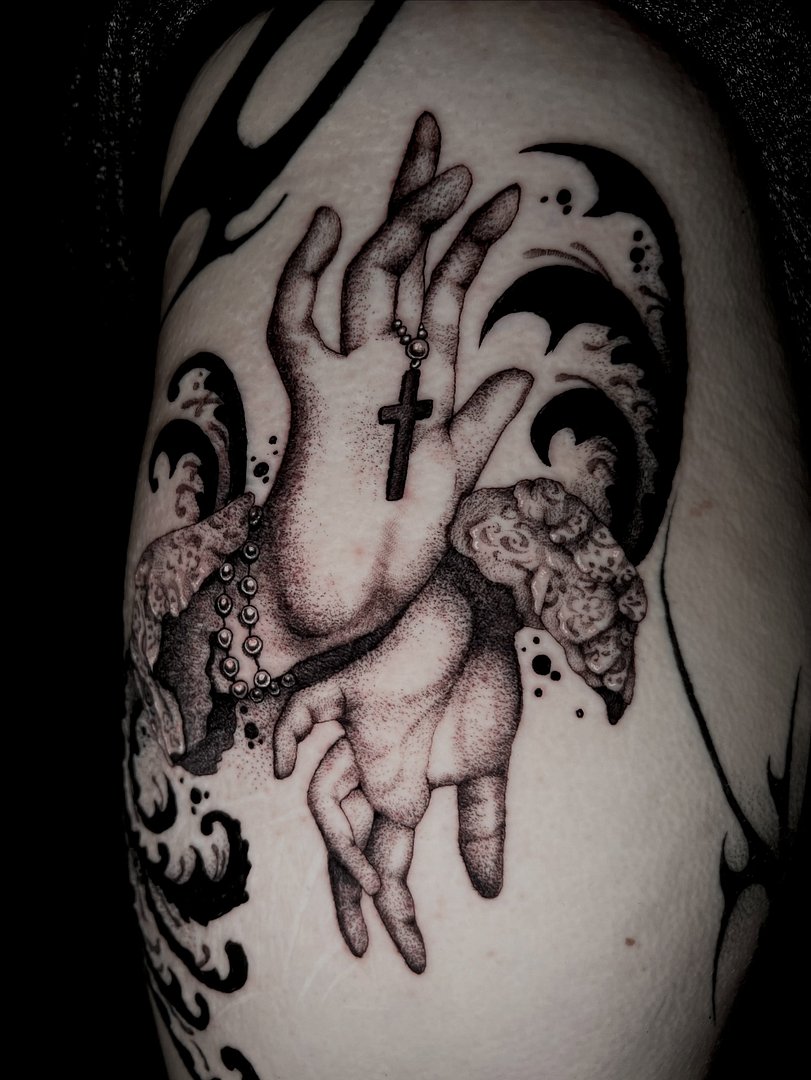 Illustrative tattoo by scytheria
