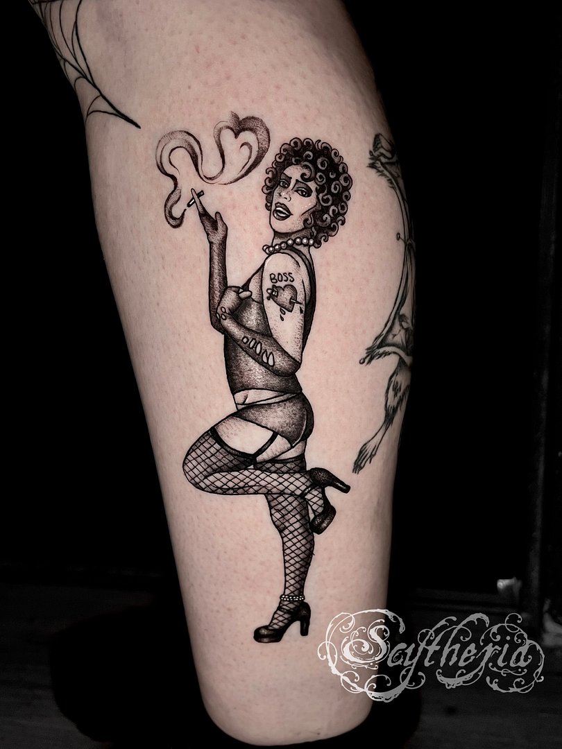 Illustrative tattoo by scytheria