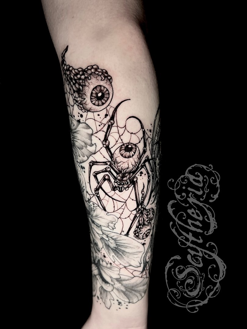 Illustrative tattoo by scytheria