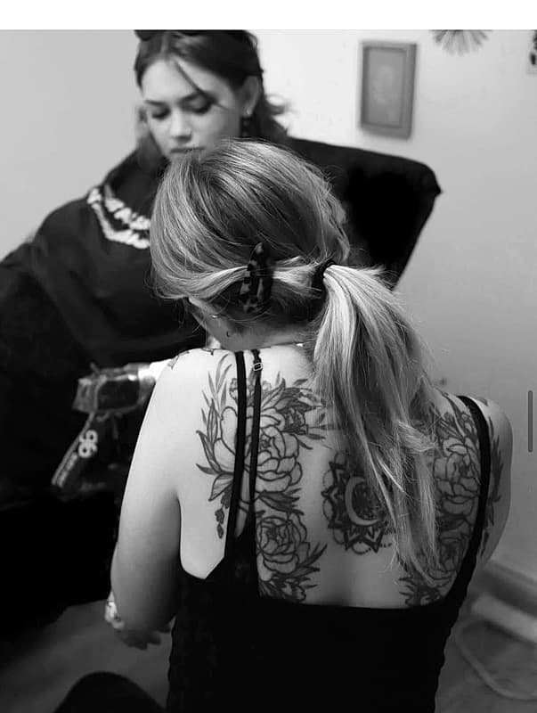 Art Nouveau tattoo by Hannah-Joy Ritchie