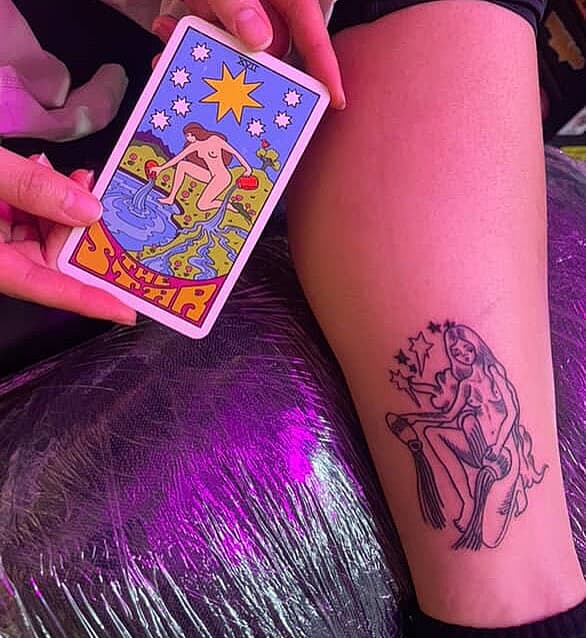 Art Nouveau tattoo by Hannah-Joy Ritchie