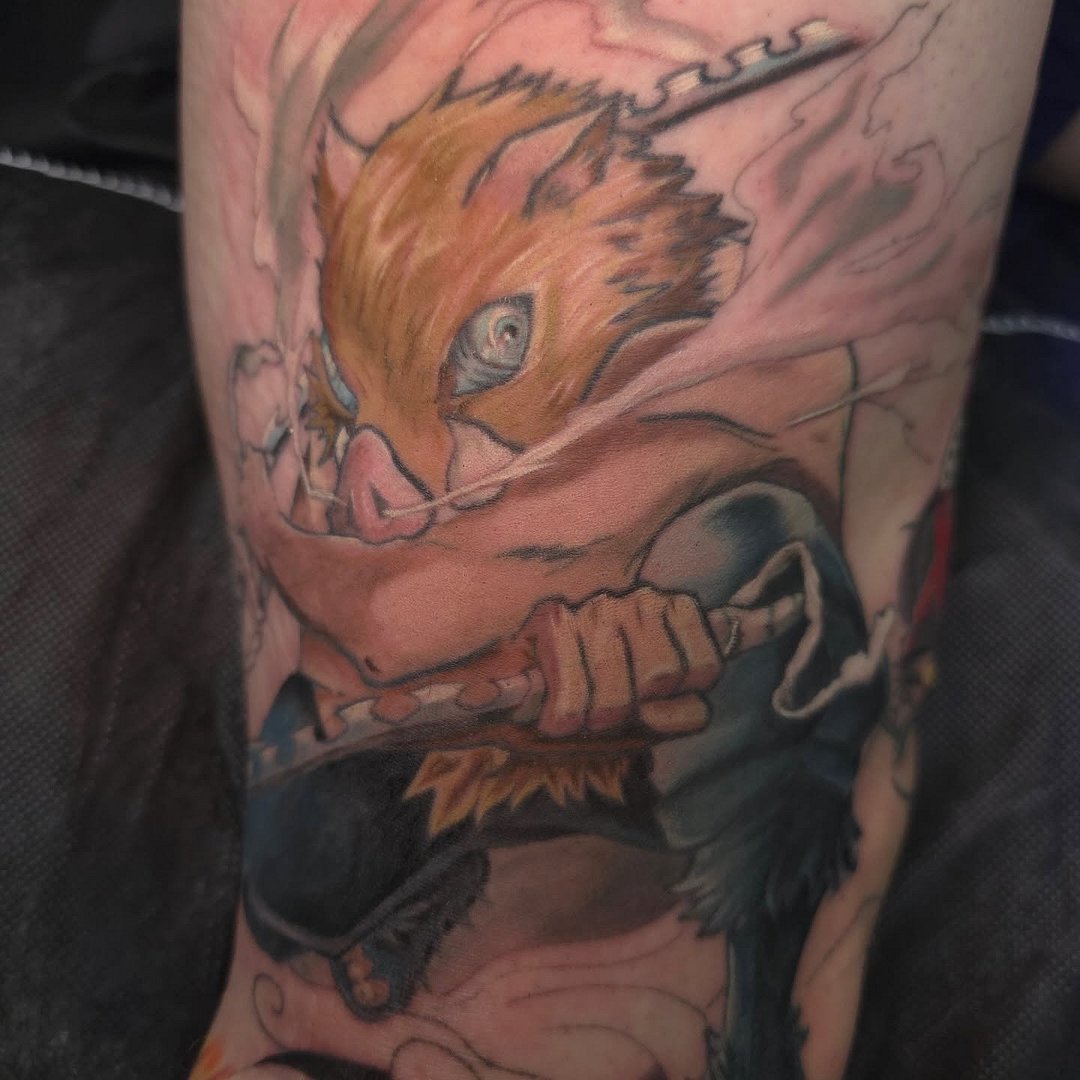 Anime tattoo by Mel