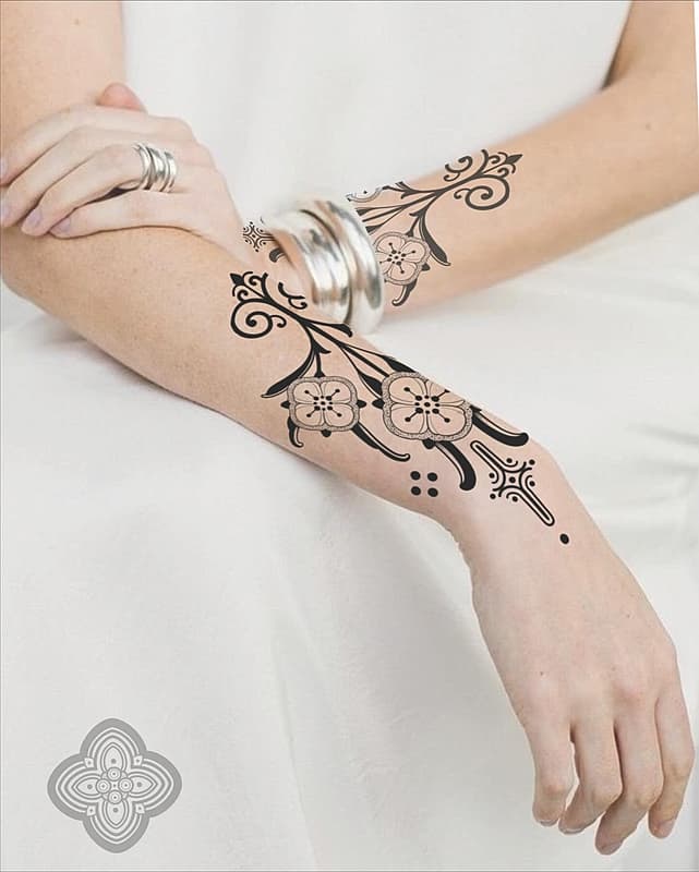 Blackwork tattoo by Dave