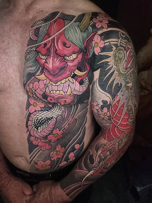 Illustrative tattoo by Mish