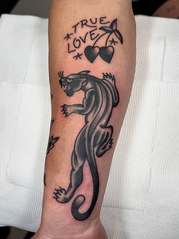American Traditional tattoo by Luke Etho