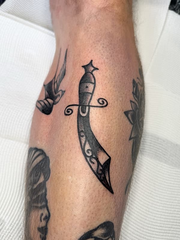 American Traditional tattoo by Luke Etho