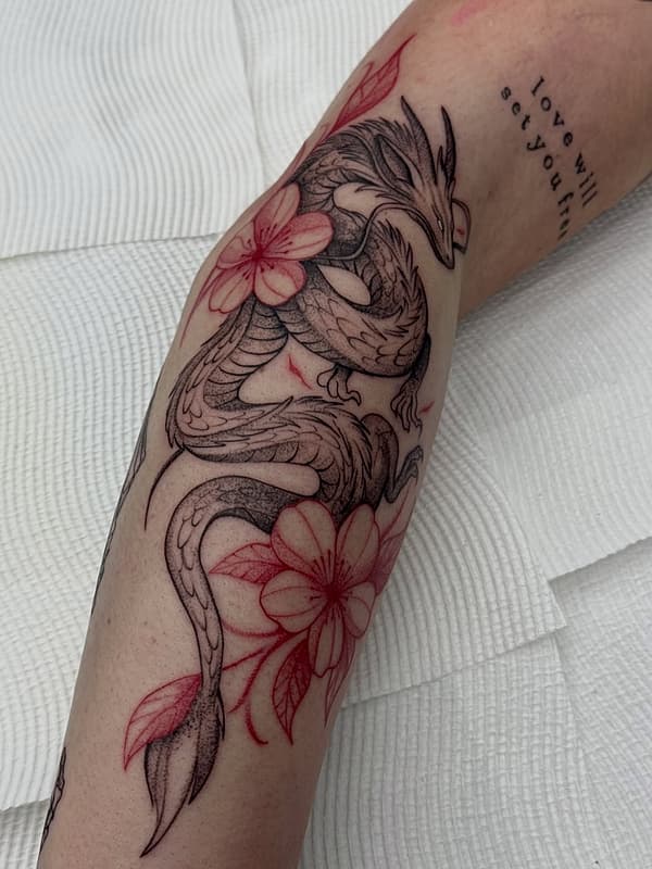 Illustrative tattoo by NICO PEDRAZA