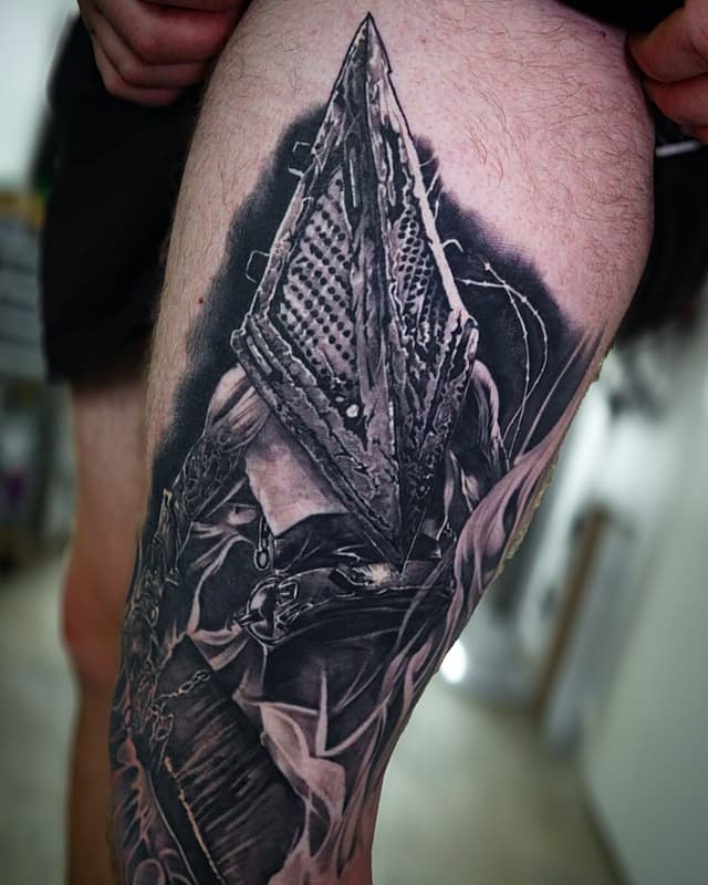 Realism (black & grey) tattoo by Hamish Johl (Jub)