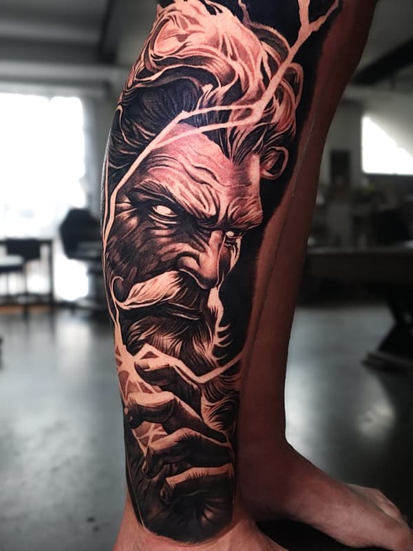 Tattoo by Hamish Johl (Jub) in Australia