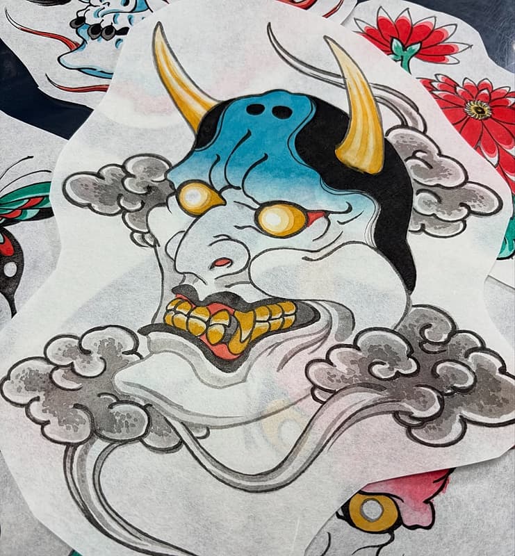 Neo-Japanese tattoo by Taira Uchida
