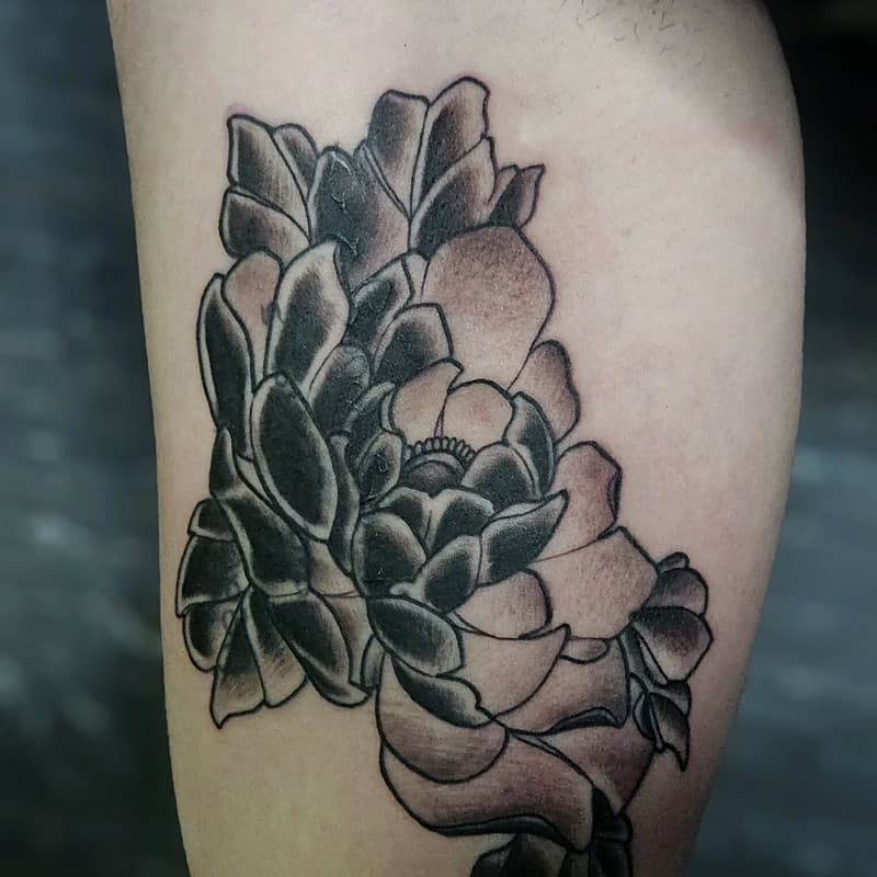 Neo-Traditional tattoo by Andy Rees