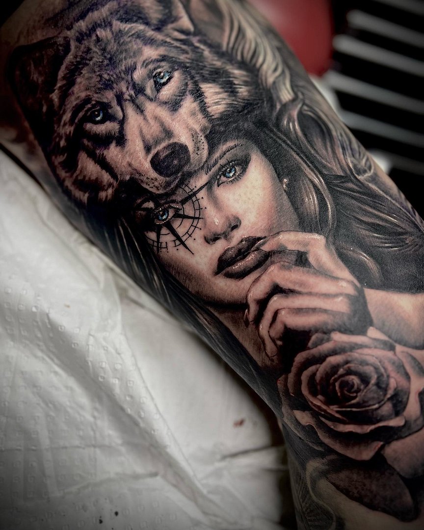 Tattoo by Brendon Russell in Australia