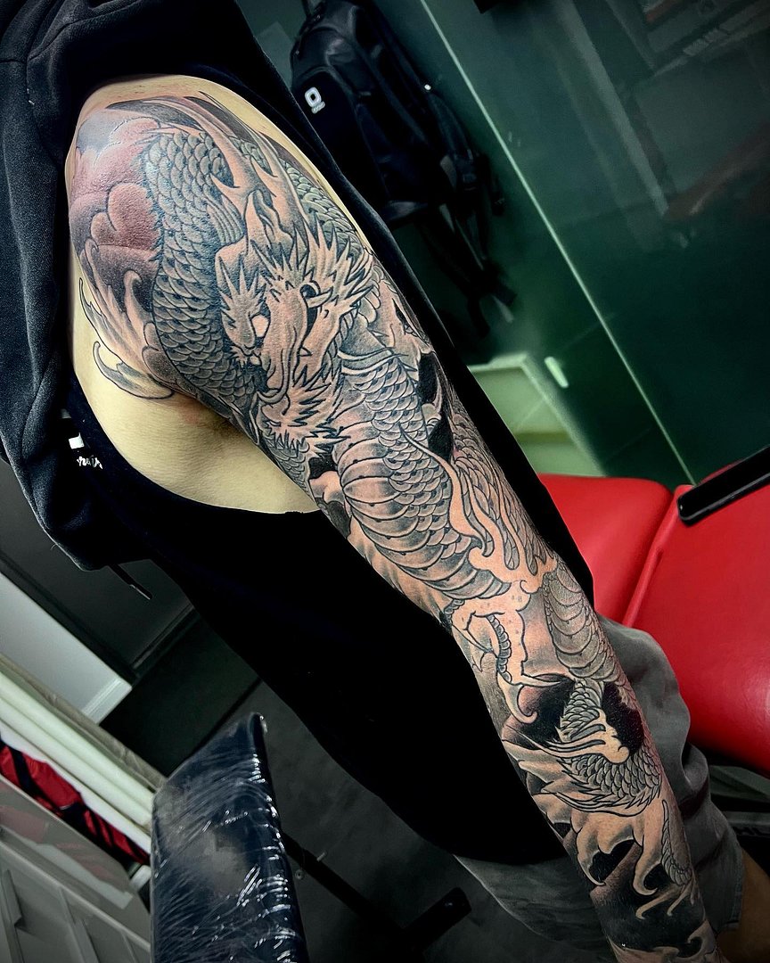 Tattoo by Brendon Russell in Australia