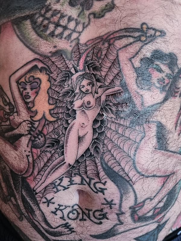 Tattoo by Benjamin Raddatz power tattooing