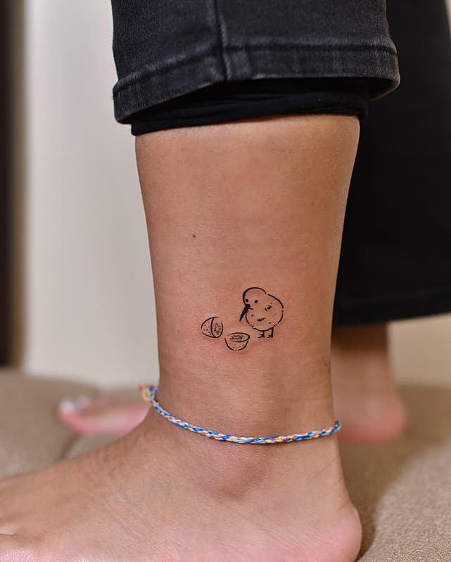 Fineline tattoo by Ivy Tang