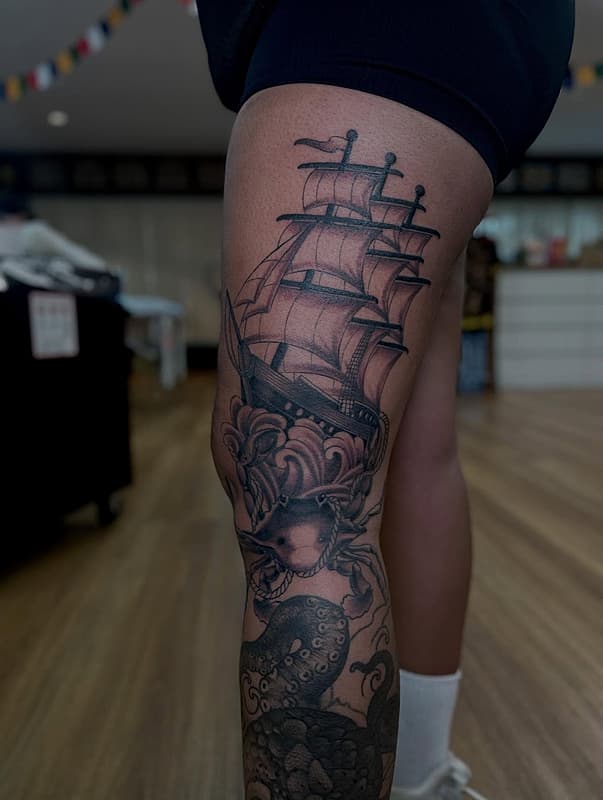 Neo-Traditional tattoo by Anthony Tattoo Artist