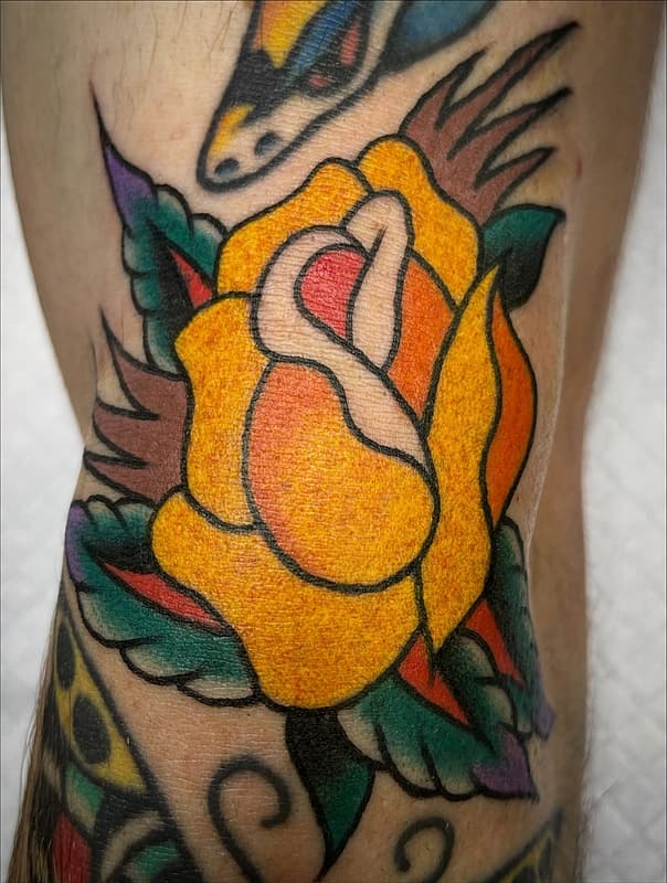 Traditional tattoo by Kane Santaromita Tattoos