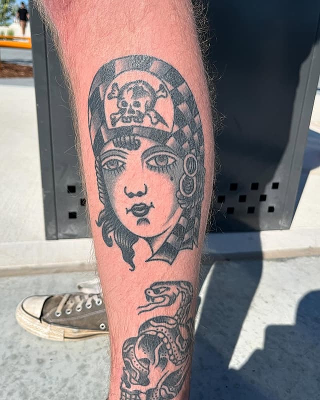 Traditional tattoo by Ben Scroope