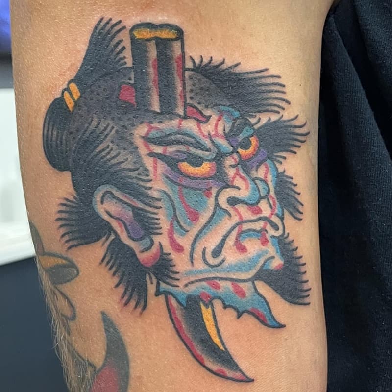 Traditional tattoo by Ben Scroope