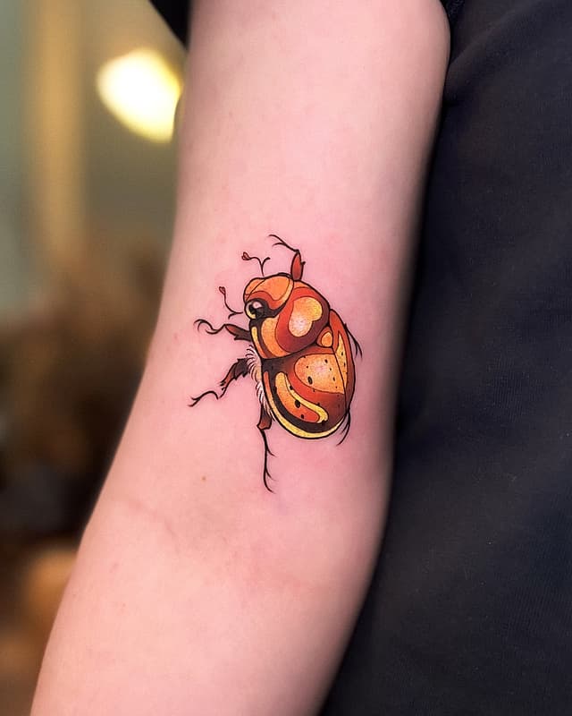 Illustrative tattoo by Sonja Bow