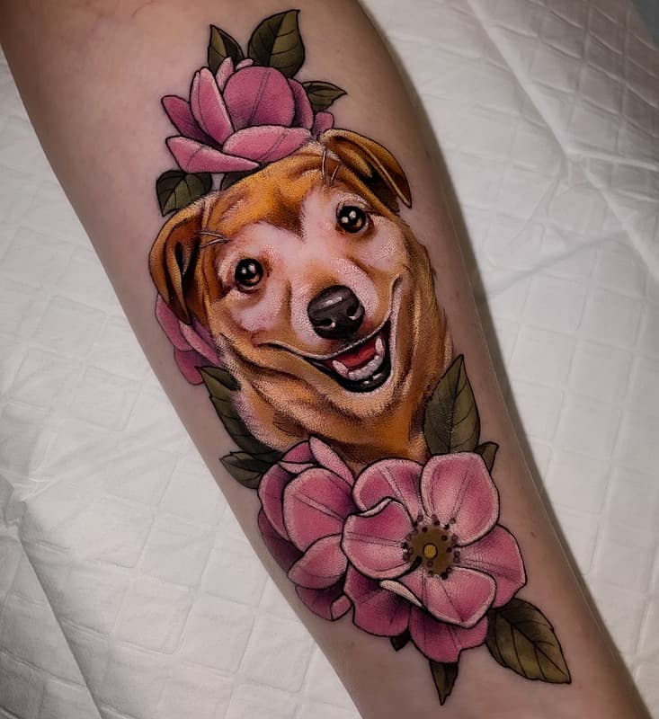 Illustrative tattoo by Sonja Bow