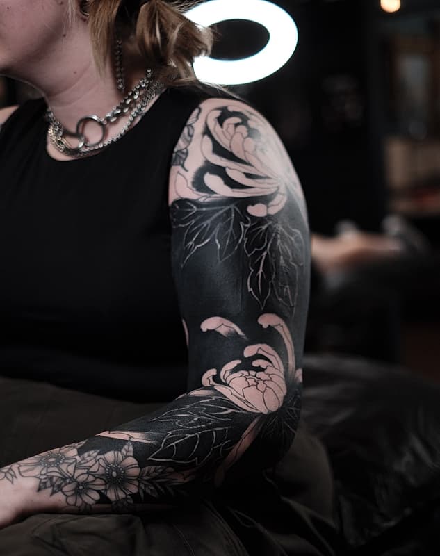 Neo-Traditional tattoo by Yeetuswolf