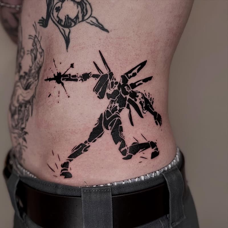 Blackwork tattoo by SOBER INK
