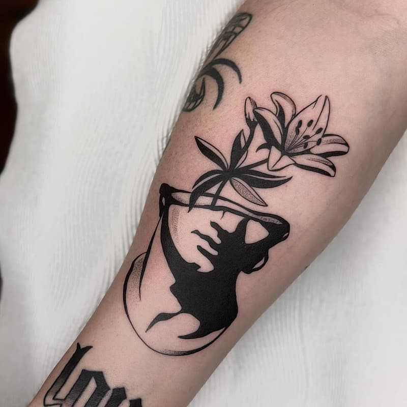 Blackwork tattoo by SOBER INK