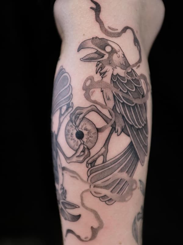 Illustrative tattoo by Bree