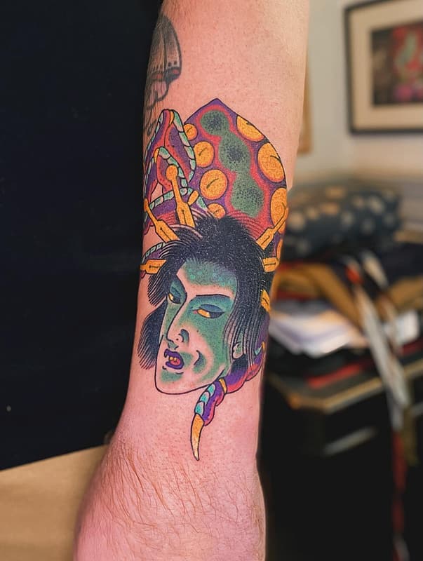 Japanese (Irezumi) tattoo by TRADITIONAL TATTOO LILLE