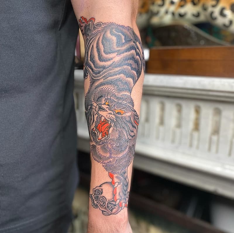 Japanese (Irezumi) tattoo by TRADITIONAL TATTOO LILLE