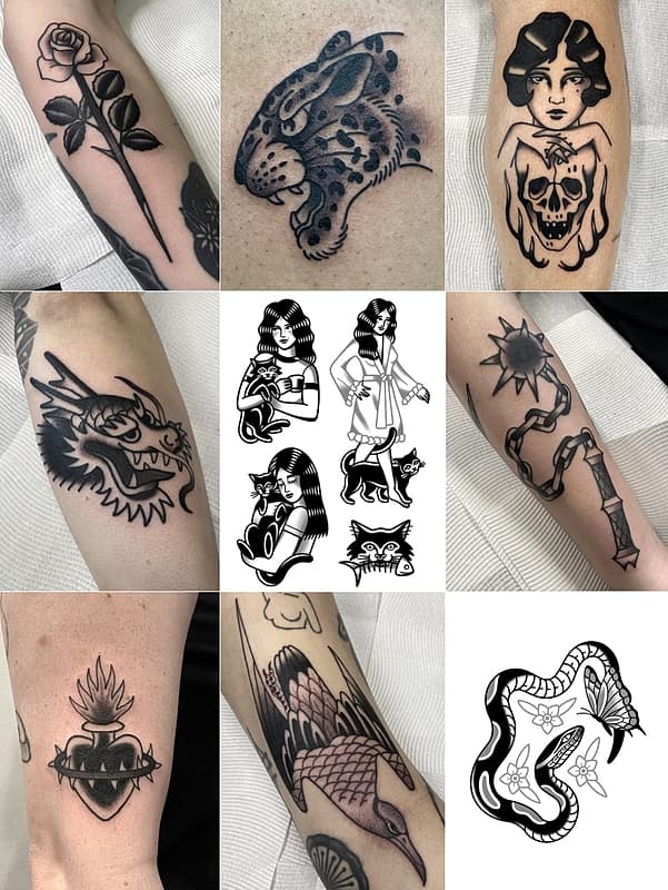 Neo-Japanese tattoo by Three Rabbits Tattoo Wellington NZ