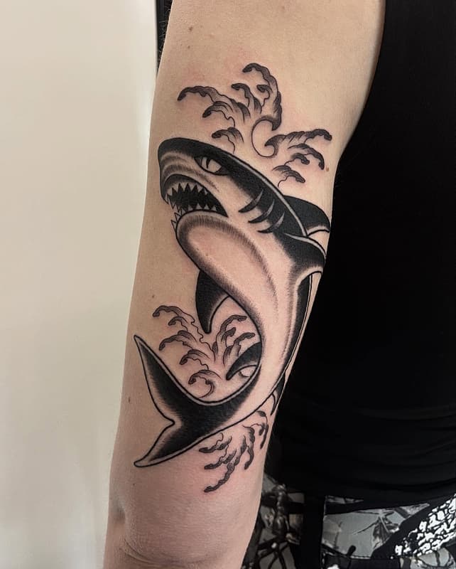 Neo-Japanese tattoo by Three Rabbits Tattoo Wellington NZ