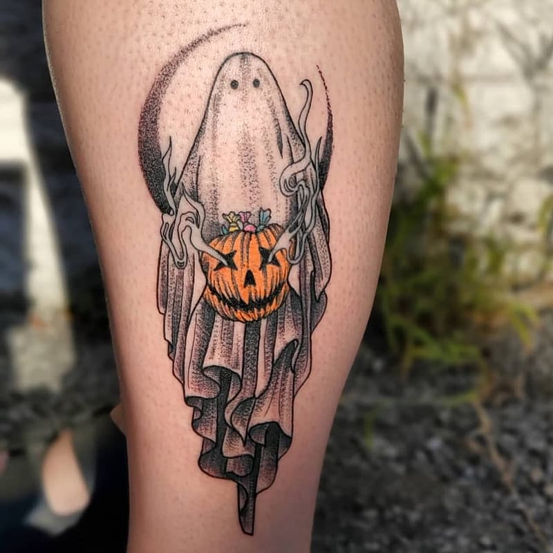 Blackwork tattoo by Dark Arrow Tattoo Co