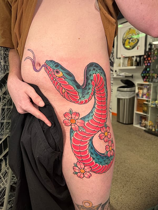 Tattoo by Brock Fidow | Japanese/Anime tattoos 