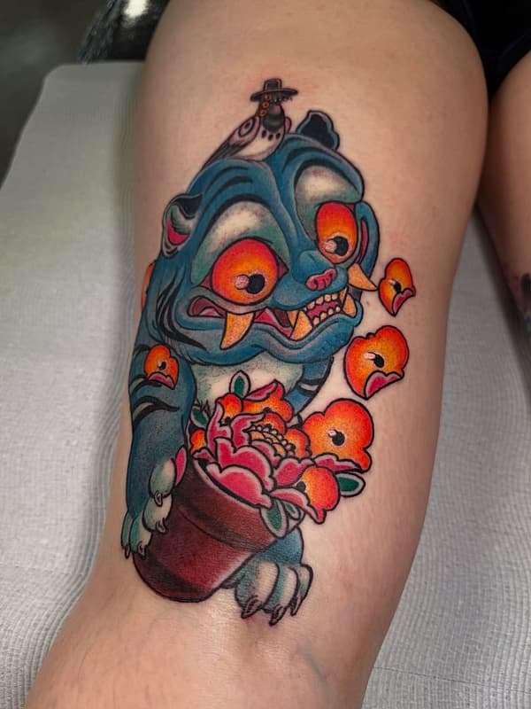 Neo-Japanese tattoo by Brock Fidow | Japanese/Anime tattoos 