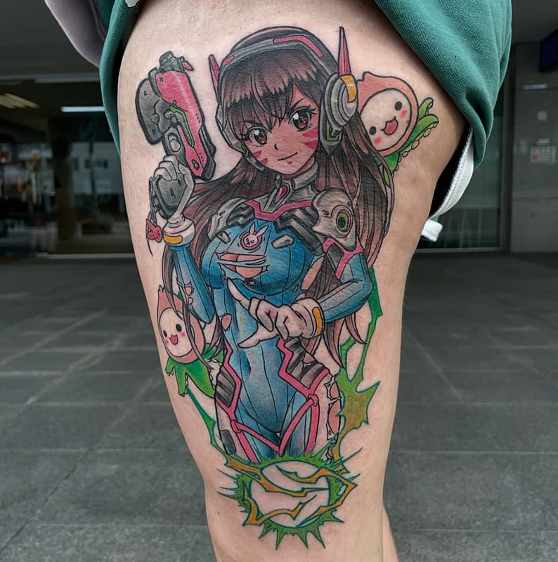 Tattoo by Brock Fidow | Japanese/Anime tattoos 