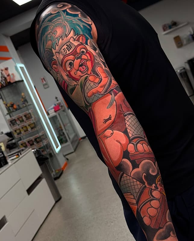 Neo-Japanese tattoo by Brock Fidow | Japanese/Anime tattoos 