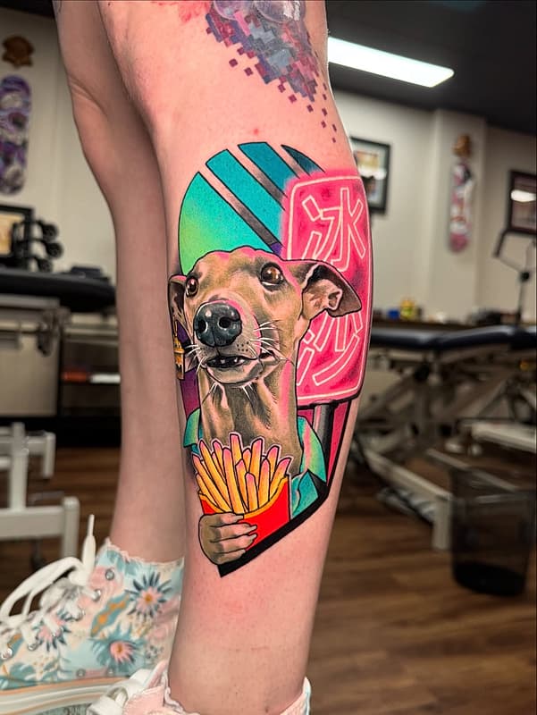 Neo-Traditional tattoo by The Leisure Bandit